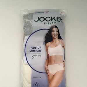 Jockey Women’s Cotton Comfort Hipsters - Gray and White